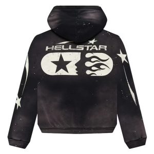 Hellstar Studios Zip Black Hoodie